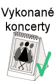 Vykonané koncerty